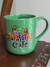Rainforest Cafe Cha! Cha! Caneca sapo verde olhos vermelhos 16 oz vintage muito bom estado 1999 comprar usado  Enviando para Brazil
