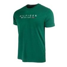 Koszulka męska Tommy Hilfiger zielona MW0MW29372-L40, używany na sprzedaż  Wysyłka do Poland