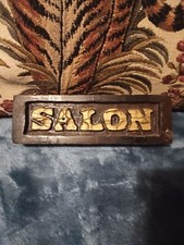 Wood salon sign for sale  Horseshoe Bend