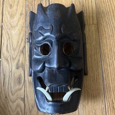 Japanese wood oni for sale  Woodland