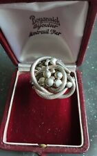 Imposante bague argent d'occasion  Plougonven