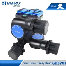Usado, Tripé Pro BENRO GD3WH cabeça engrenada e placa PU70 QR para câmera Canon Sony Nikon DSLR comprar usado  Enviando para Brazil