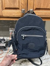 Mochila feminina Kipling Seul pequena tablet com alças acolchoadas azul marinho 12x14 comprar usado  Enviando para Brazil