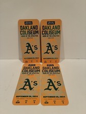 Commemorative tickets oakland for sale  Toms River