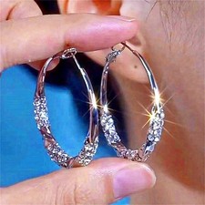 Silver hoop earrings for sale Silver hoop earrings for sale  LONDON