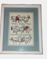 Vintage needlepoint framed for sale  Sibley