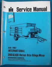 LIVRO MANUAL DE REPARO LOJA DE SERVIÇO MISTURADOR DE SILAGEM RAÇÃO RITO INTERNACIONAL 200 300 comprar usado  Enviando para Brazil