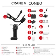 Zhiyun crane combo for sale  Monrovia