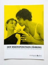 Programmheft widerspenstigen z gebraucht kaufen  Göppingen