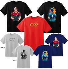 Camiseta CR7 Meninos Ronaldo 7 Futebol Ouro Cristiano Top Presente 5-13 Anos comprar usado  Enviando para Brazil