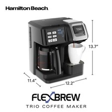 Cafeteira digital Hamilton Beach R49976 Flex Brew 2 em 1 12 xícaras e K-cup comprar usado  Enviando para Brazil