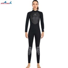 Usado, Roupa de mergulho masculina de neoprene 3 mm peça única quente feminina corpo inteiro surf comprar usado  Enviando para Brazil