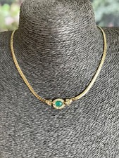 Gold tone collar for sale  RETFORD