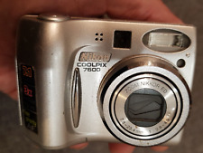 Używany, Nikon Coolpix 7600 srebrny cyfrowy kompaktowy aparat przeczytaj opis na sprzedaż  PL