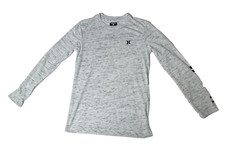 Camisa Hurley X feminina manga longa leve cinza atlética tamanho G, usado comprar usado  Enviando para Brazil