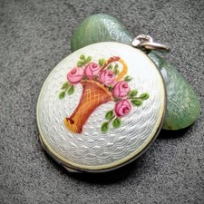 Jugendstil medaillon anhänger gebraucht kaufen  München