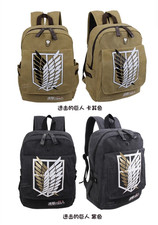 Mochilas Attack on Titan bolsas escolares de ombro para estudantes bolsa de viagem presente cosplay comprar usado  Enviando para Brazil