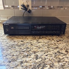 Leitor de áudio Sony CDP-590 disco compacto CD único 1990 testado * Sem controle remoto comprar usado  Enviando para Brazil