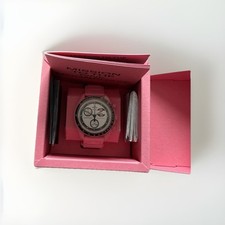 Omega swatch pink usato  Italia