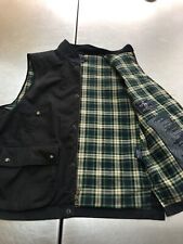 Excelente jaqueta Ralph Lauren masculina L 50 polegadas azul oleado encerada country gilet comprar usado  Enviando para Brazil