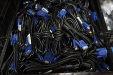 50 x cabos macho VGA para macho VGA 6FT 15 pinos USADO FRETE GRÁTIS comprar usado  Enviando para Brazil
