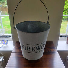 Galvanized metal firewood for sale  KETTERING