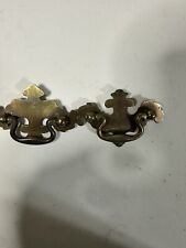 Extratores de gaveta de latão vintage 3X2 centro quantidade 2, sem parafusos comprar usado  Enviando para Brazil