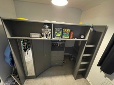 High bed wardrobe for sale  BROMLEY