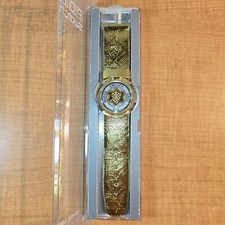 ESTADO PERFEITO ESTADO. 1992 Swatch POP Guinevere Relógio RARO VINTAGE Nunca Usado Cor OURO, usado comprar usado  Enviando para Brazil