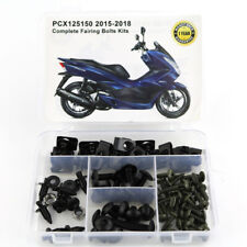 Kit completo de parafusos de carenagem motor compatível com Honda PCX125 PCX150 2015-2018 preto , usado comprar usado  Enviando para Brazil