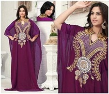 Georgette abaya moroccan d'occasion  Expédié en Belgium