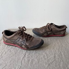 Tênis Asics Onitsuka Tiger Feminino Couro Marrom Tamanho EUA 9 Reino Unido 7 comprar usado  Enviando para Brazil
