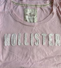 Usado, Camiseta de algodão rosa vintage Hollister California Y2K. Tamanho M. Frete com desconto. comprar usado  Enviando para Brazil