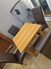 Oak vaneer table for sale  HATFIELD