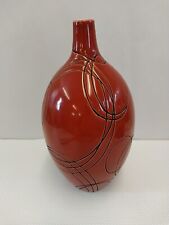 red vase oval for sale  JOHNSTONE