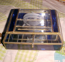 glass etched dolphin for sale  Norwood