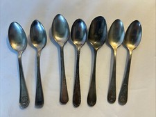 Demitasse spoons engraved d'occasion  Expédié en Belgium