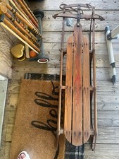 Vintage wooden snow for sale  Hurdle Mills