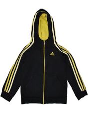 Suéter com capuz Adidas masculino com zíper 7-8 anos XS preto algodão BJ76 comprar usado  Enviando para Brazil