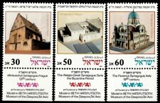 Usado, Israel 1987 - Modelos de Sinagogas - Conjunto de 3 Selos - Scott #970-72 - MNH comprar usado  Enviando para Brazil