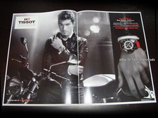 TISSOT Relógios 2 Páginas IMPRESSÃO ANÚNCIO Verão 2010 The Late NICKY HAYDEN T-Race comprar usado  Enviando para Brazil