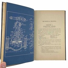 Audel's Mechanical Drawing by Oswald Gueth 1942 Vintage Textbook Theo Audel & Co comprar usado  Enviando para Brazil
