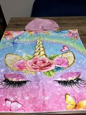 Unicorn hooded poncho for sale  BLACKBURN
