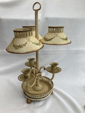 Vintage toleware candle for sale  SOUTHAMPTON