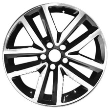 Roda de alumínio preta brilhante usinada recondicionada 18 x 7,5 5C0601025LFZZ comprar usado  Enviando para Brazil