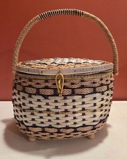 Vintage oval wicker for sale  Brunswick