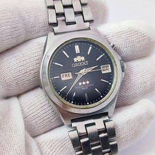 ⭐Relógio vintage japonês Orient automático aço inoxidável resistente à água feito no Japão comprar usado  Enviando para Brazil
