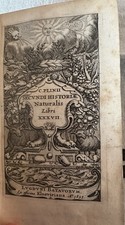 Historiae Naturalis, Plinius 1635 ex-library (Harvard) 1 volume Vellum comprar usado Historiae Naturalis, Plinius 1635 ex-library (Harvard) 1 volume Vellum comprar usado  Enviando para Brazil