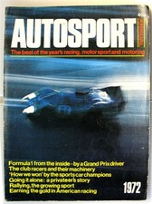 Autosport 1972 annual d'occasion  Expédié en Belgium