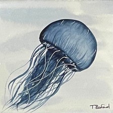 Hand painted watercolor for sale  Warren